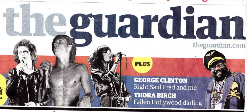 Guardian frontpage Clinton and Right Said Fred - kopie