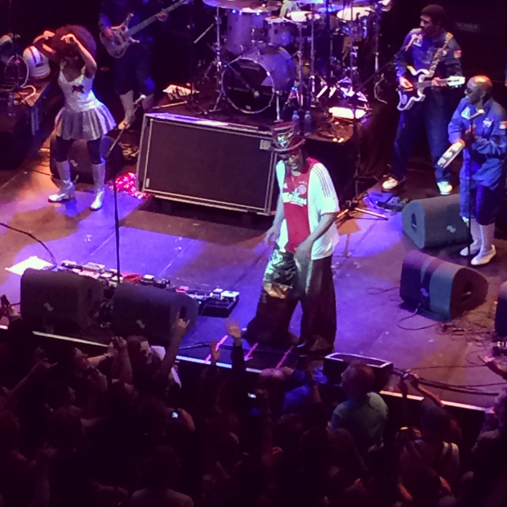 Bootsy als Ajacied in Paradiso