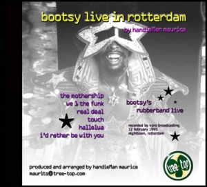 Bootsy Live in Rotterdam handieMix (cd-cover)