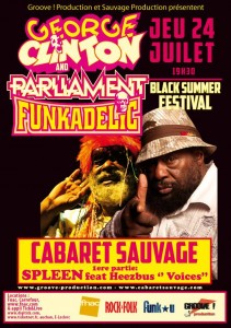 George Clinton in Paris 24 juli 2014