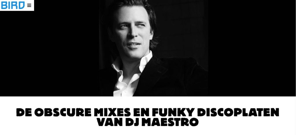 DJ Maestro - De obscure mixes en platen